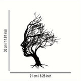 Boomtak Kvinna Ansiktsdekoration - Elegans och Konst i Ditt Hem Carvallo