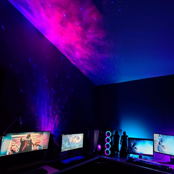 NebulaBeams - Alien Star projektor för förtrollande galaxutsikter Carvallo