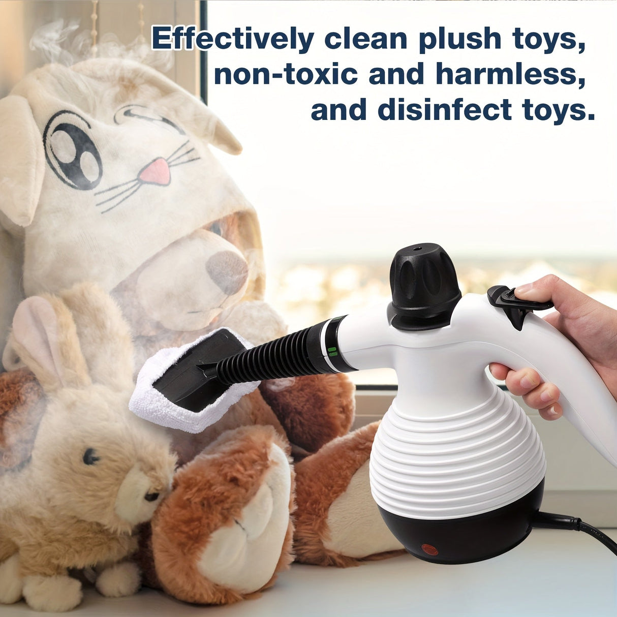 Bärbar handhållen ångtvätt - 1200W högtrycksångtvätt för rengöring av flera ytor MILA Sverige