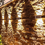 Vägglampa Utomhus Solar LED Varm Vit Carvallo