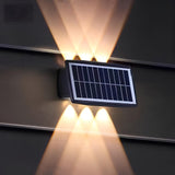 Vägglampa Utomhus Solar LED Varm Vit Carvallo