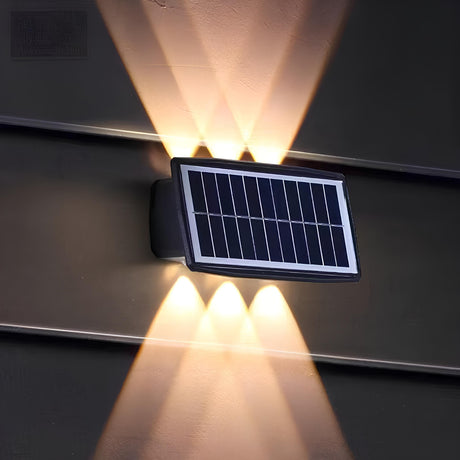 Vägglampa Utomhus Solar LED Varm Vit Carvallo