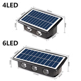 Vägglampa Utomhus Solar LED Varm Vit Carvallo