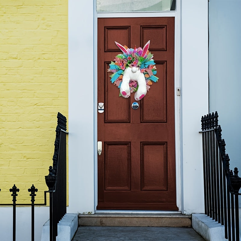 Söt Påskkanin Krans – Perfekt för Våren och Påskdekorationer Carvallo