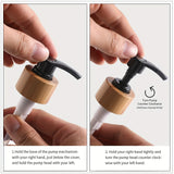 Modern tvålpump med träfat - För ett stiligt badrum Carvallo