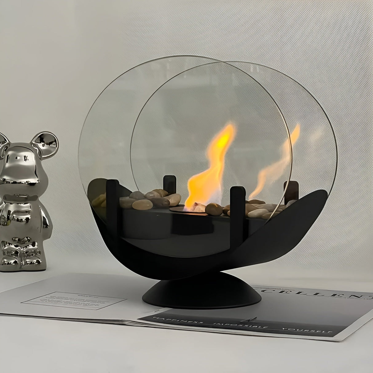 Bordspis i metall - Vintage design för inomhus och utomhus | Alkoholdriven Carvallo