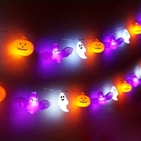 Halloween-lights string battery-operated pumpkin Carvallo