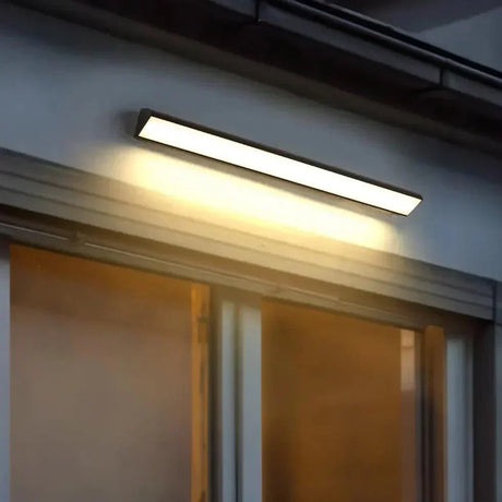 Utomhusvägglampa Svart LED Väderbeständig Modern Carvallo