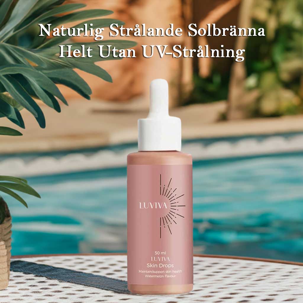 TanVera – Brun Utan Sol Droppar för Inre Lyster | Naturlig Solkysst Hud Utan UV-Self Tanner-Luviva Shop-Hemnix