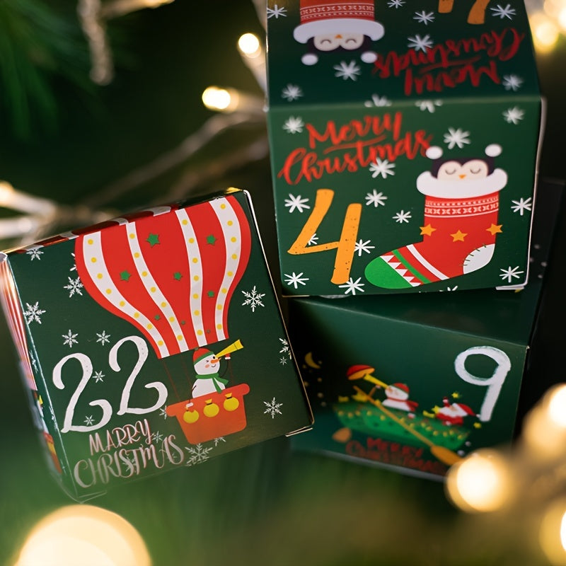 Presentlådor Jul Adventskalender Set Carvallo