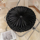 Pumpakudde - Sammet Rund Kuddfodral för Soffa, Tatami, Vardagsrum och Kontorsdekoration Carvallo