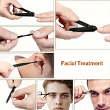 Nagelklippare Set | Rese-kit för personlig vård i rostfritt stål Carvallo