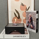 Bordstablett Bioetanol Kamin med Verklig Flamma Carvallo