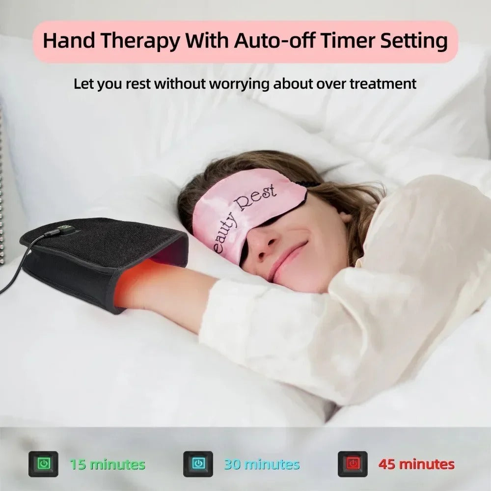 Handterapihandske med infraröd ljusenhet Carvallo