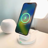 Trådlös telefonladdare med magnetisk ställning Carvallo