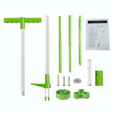 Trädgårdsgroda avlägsnande verktyg i rostfritt stål rotutdragare Carvallo