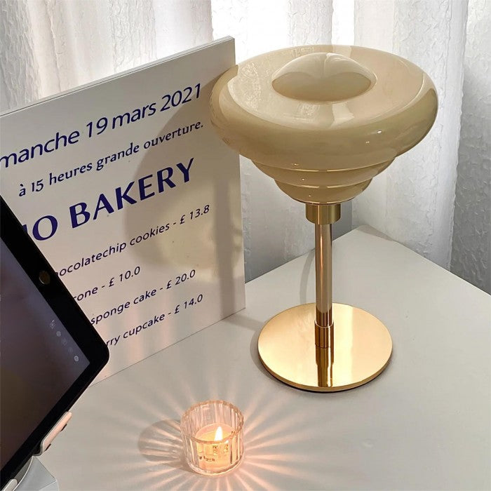 RippleGlow - Äggtårta Ripple Glaslampa Carvallo