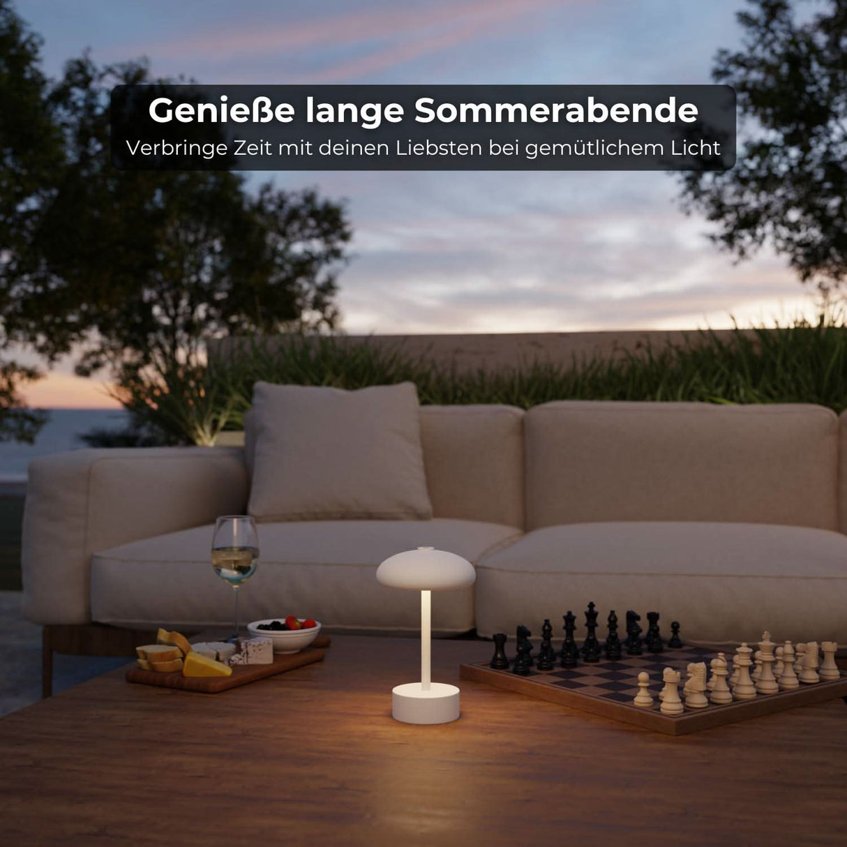 Elario Bordsbelysning med Akku Carvallo