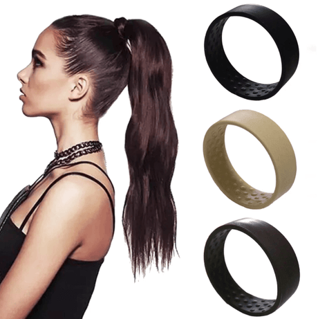 Elastisk silikon hästsvans-Beauty-Hemnix-Hemnix