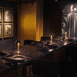 LED Bordslampa med metallmodern design Carvallo