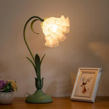Bordslampa med vintage blomsterdesign bas Carvallo