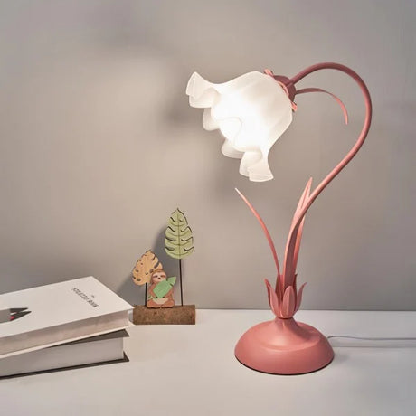 Bordslampa med vintage blomsterdesign bas Carvallo