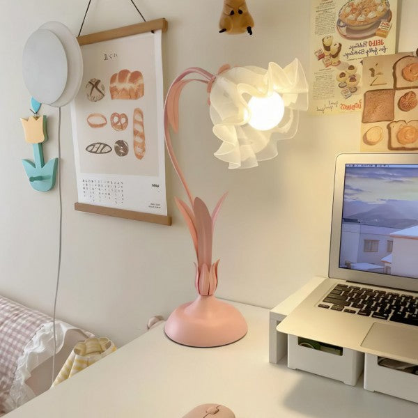Bordslampa med vintage blomsterdesign bas Carvallo