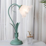 Bordslampa med vintage blomsterdesign bas Carvallo