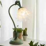 Bordslampa med vintage blomsterdesign bas Carvallo