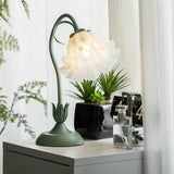 Bordslampa med vintage blomsterdesign bas Carvallo
