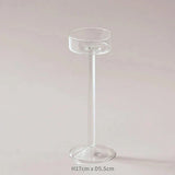 Eleganta glas ljuslykta set för heminredning Carvallo