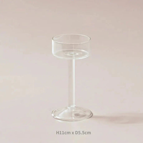 Eleganta glas ljuslykta set för heminredning Carvallo