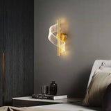 Vägglampa Modern Glas LED Guldarmatur Carvallo