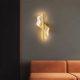 Vägglampa Modern Glas LED Guldarmatur Carvallo