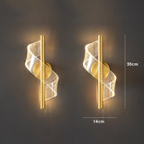 Vägglampa Modern Glas LED Guldarmatur Carvallo