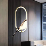 Pendellampa Modern Guld Fågel Design Carvallo