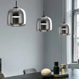 Pendellampa Glas LED Modern Takarmatur Carvallo