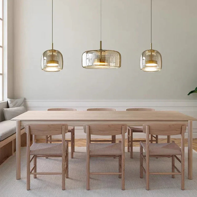 Pendellampa Glas LED Modern Takarmatur Carvallo