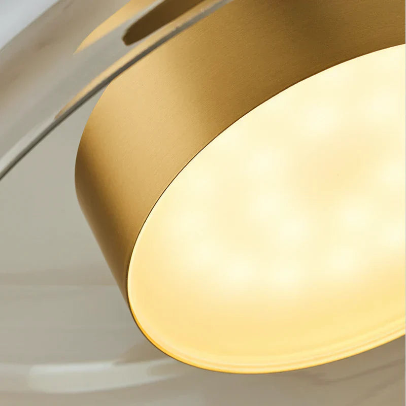 Pendellampa Glas LED Modern Takarmatur Carvallo