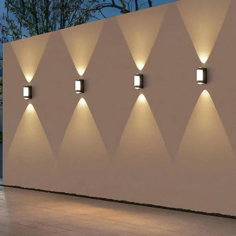 Utomhusvägglampa Vattentät Metall LED-lampa Carvallo