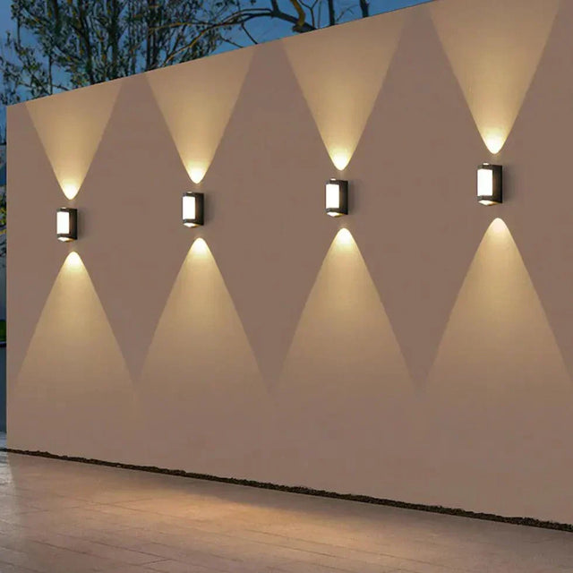 Utomhusvägglampa Vattentät Metall LED-lampa Carvallo