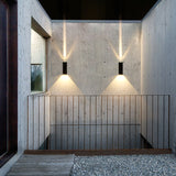 Utomhus Svart Aluminium LED Vägglampa Carvallo