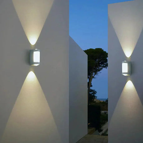 Utomhusvägglampa Vattentät Metall LED-lampa Carvallo