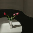 Elegant & Sleek Silver Ceramic Flower Vase for Modern Decor Carvallo