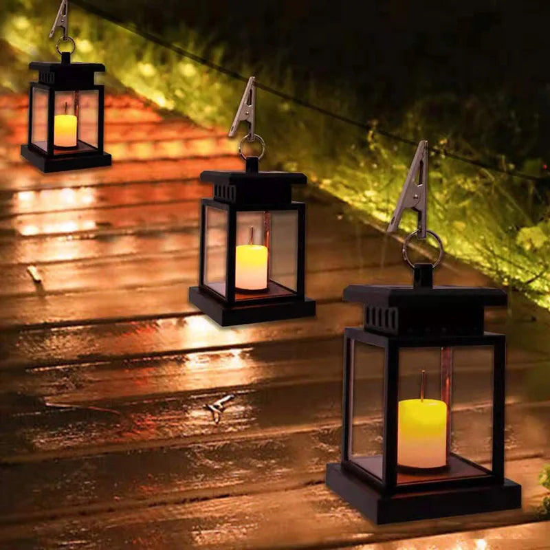Utomhuslampor med solenergi LED-belysning Carvallo