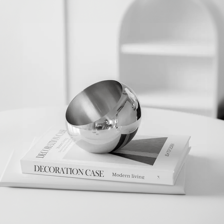 Elegant fruktfat i rostfritt stål - Modern miljövänlig design Carvallo