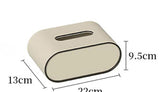 Tissue Box Cover PU Leather Modern Holder Carvallo