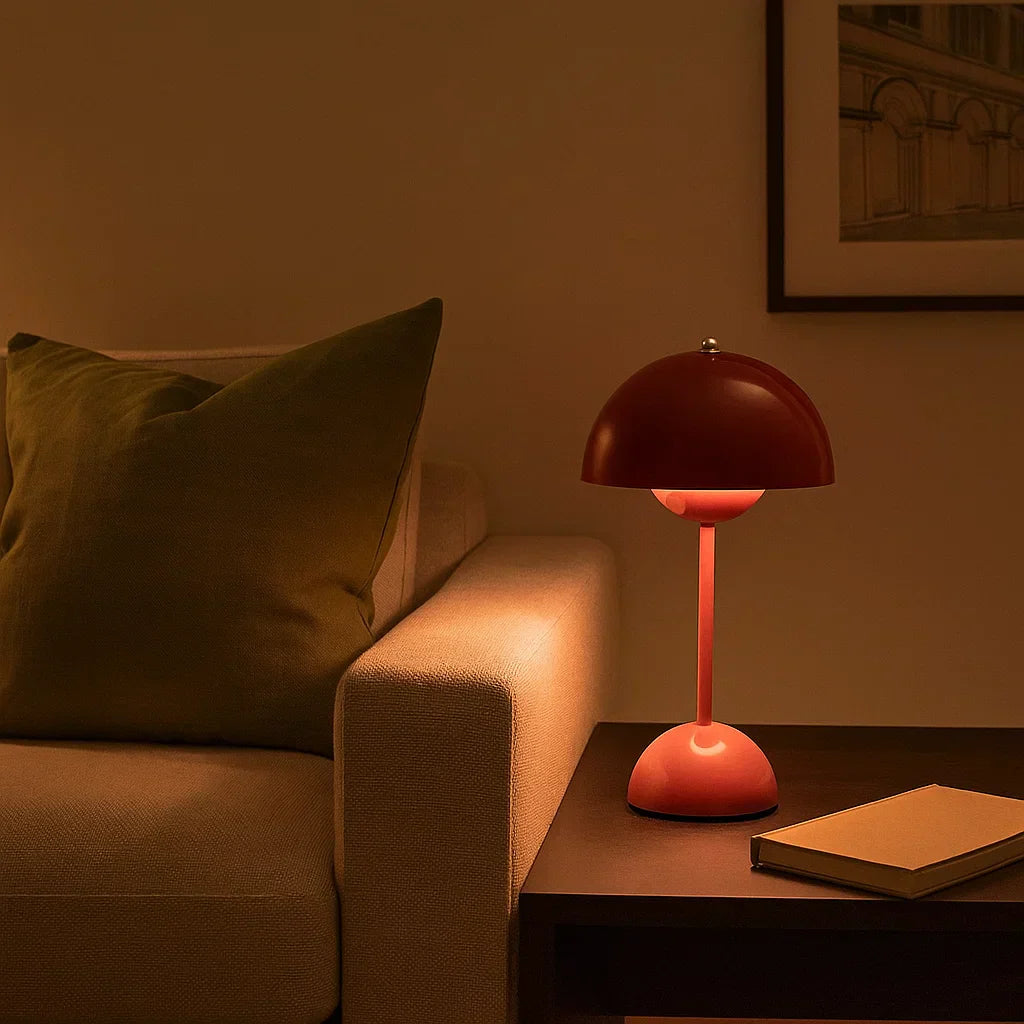 Bordslampa med modern touchkontroll-design Carvallo