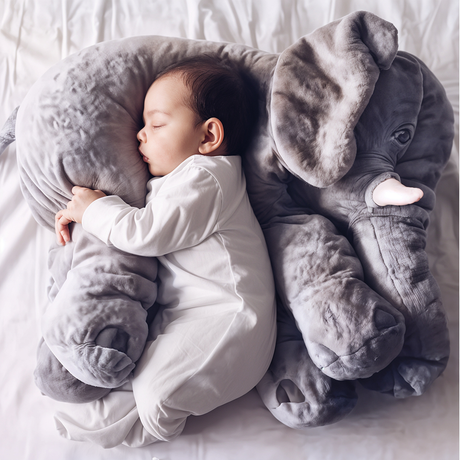 Royaleva Baby Elephant Kramkudde – Mjuk Plyschkompanjon, Ideal för Nyfödda & Barn Carvallo