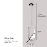 Svart Nordisk Skata LED Pendellampa – Stilren Inomhuschandelier för Kök och Sovrum Belysning Carvallo